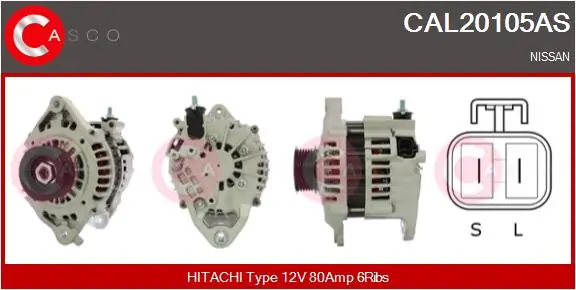 Alternator Brand New HQ CAL20105AS