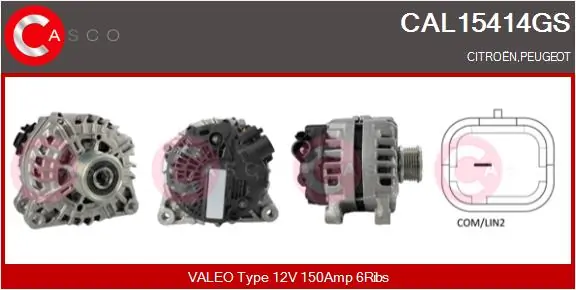 Alternator Genuine CAL15414GS
