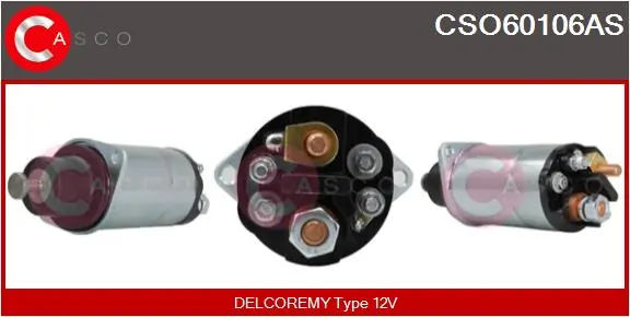 Solenoid Switch, starter Brand New HQ CSO60106AS