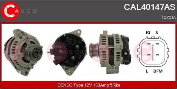 Alternator Brand New HQ CAL40147AS