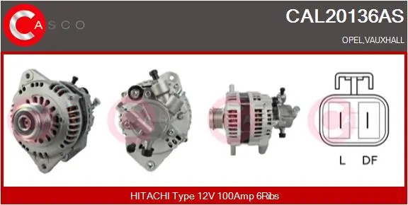 Alternator Brand New HQ CAL20136AS