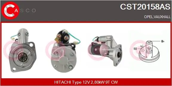 Starter Brand New HQ CST20158AS