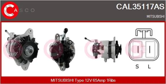 Alternator Brand New HQ CAL35117AS