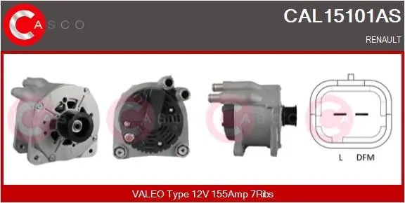 Alternator Brand New HQ CAL15101AS