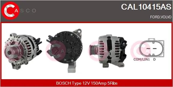 Alternator Brand New HQ CAL10415AS