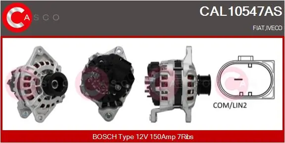 Alternator Brand New HQ CAL10547AS
