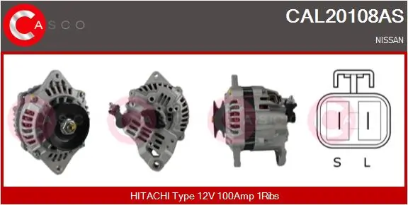 Alternator Brand New HQ CAL20108AS