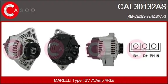 Alternator Brand New HQ CAL30132AS