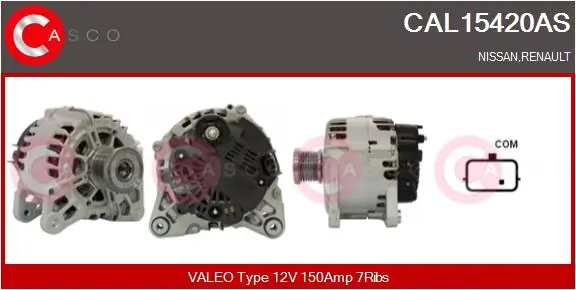 Alternator Brand New HQ CAL15420AS