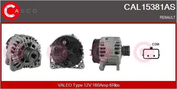 Alternator Brand New HQ CAL15381AS