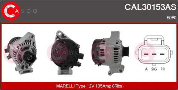 Alternator Brand New HQ CAL30153AS