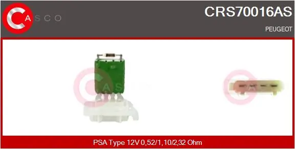 Resistor, interior blower Brand New HQ CRS70016AS