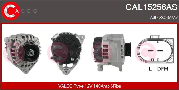 Alternator Brand New HQ CAL15256AS
