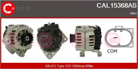 Alternator Brand New HQ CAL15368AS