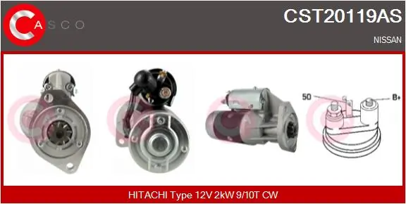 Starter Brand New HQ CST20119AS