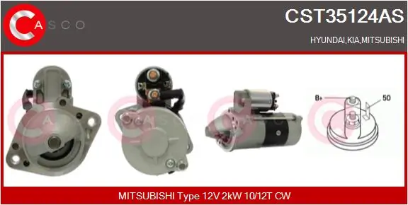 Starter Brand New HQ CST35124AS
