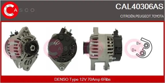 Alternator Brand New HQ CAL40306AS