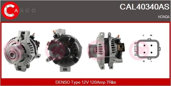 Alternator Brand New HQ CAL40340AS