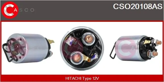 Solenoid Switch, starter Brand New HQ CSO20108AS