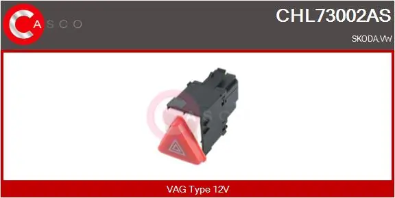 Hazard Warning Light Switch Brand New HQ CHL73002AS