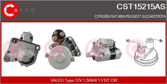 Starter Brand New HQ CST15215AS