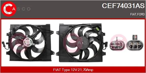 Electric Motor, radiator fan Brand New HQ CEF74031AS