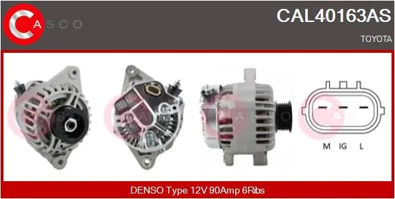 Alternator Brand New HQ CAL40163AS