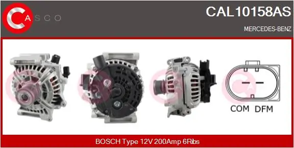 Alternator Brand New HQ CAL10158AS
