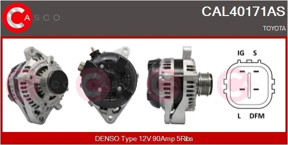 Alternator Brand New HQ CAL40171AS