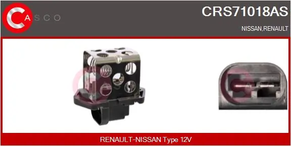 Series Resistor, electric motor (radiator fan) Brand New HQ CRS71018AS