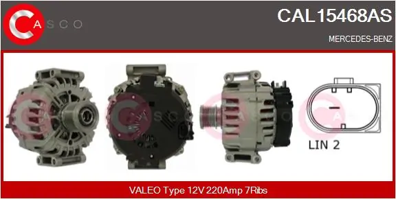 Alternator Brand New HQ CAL15468AS