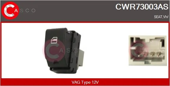 Switch, window regulator Brand New HQ CWR73003AS