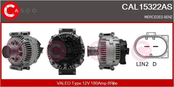 Alternator Brand New HQ CAL15322AS