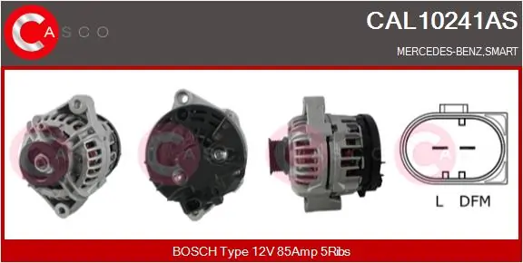 Alternator Brand New HQ CAL10241AS