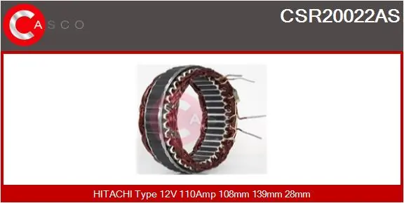 Stator, alternator Brand New HQ CSR20022AS