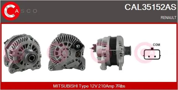 Alternator Brand New HQ CAL35152AS