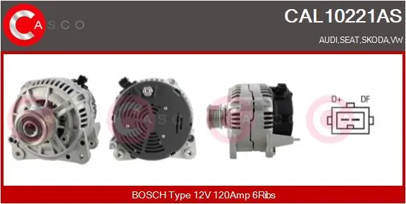 Alternator Brand New HQ CAL10221AS