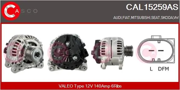 Alternator Brand New HQ CAL15259AS