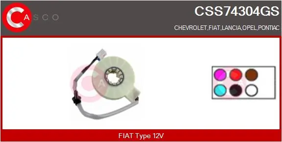 Steering Angle Sensor Genuine CSS74304GS