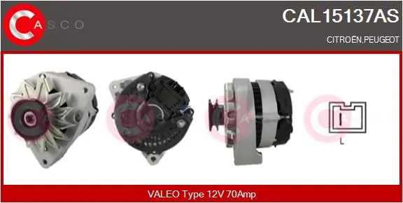 Alternator Brand New HQ CAL15137AS