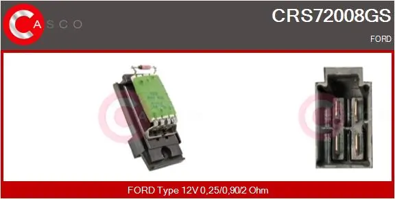 Resistor, interior blower Genuine CRS72008GS