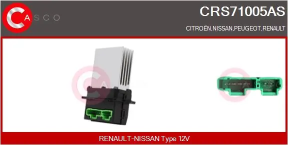 Resistor, interior blower Brand New HQ CRS71005AS