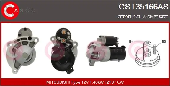 Starter Brand New HQ CST35166AS