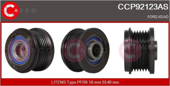 Belt Pulley, alternator Brand New HQ CCP92123AS