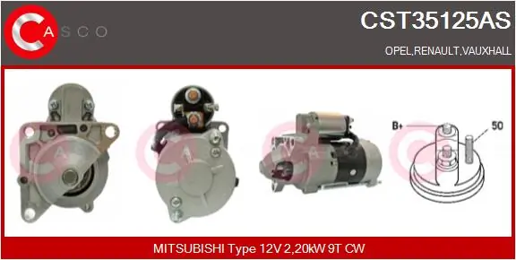 Starter Brand New HQ CST35125AS
