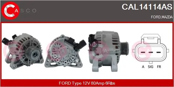 Alternator Brand New HQ CAL14114AS