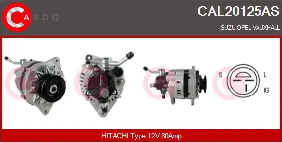 Alternator Brand New HQ CAL20125AS