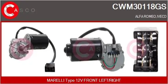 Wiper Motor Genuine CWM30118GS