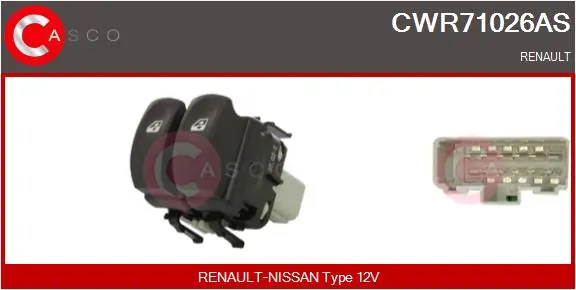 Switch, window regulator Brand New HQ CWR71026AS