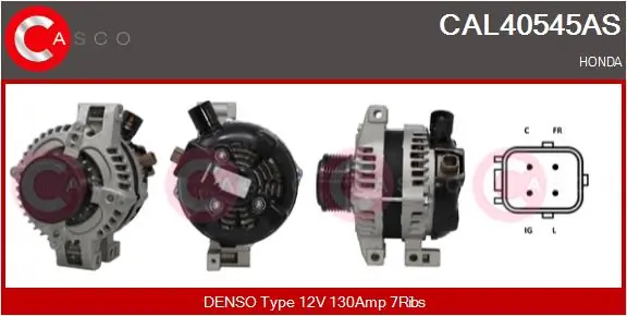 Alternator Brand New HQ CAL40545AS
